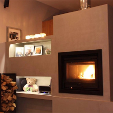 Politura Microcement for fire surround & shelving