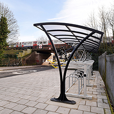 Cycle shelter for Hounslow Central