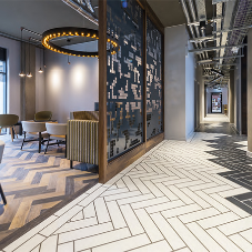 Luxury floor tiles for student accommodation