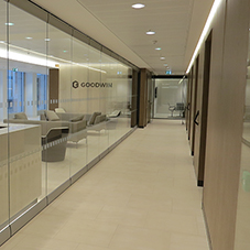 Moveable walls for Goodwin law offices