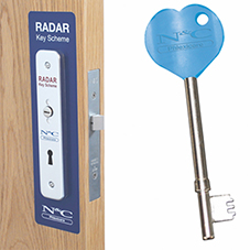 Radar Lock and Key scheme for easy access