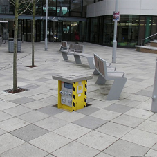 Retractable service units for Exeter University