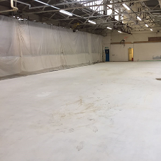 Easyflow delivers floor screeds to aerospace warehouse