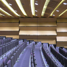 London's first stepped auditorium divided with Skyfold