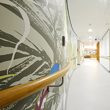 Interior protection at new cancer centre