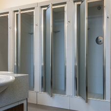 Bathroom pod cubicles for Stowe School