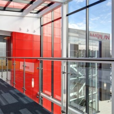 Stainless steel balustrades for Matalan HQ