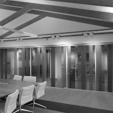 Lusso double glazed frameless partitions at The Pavilions