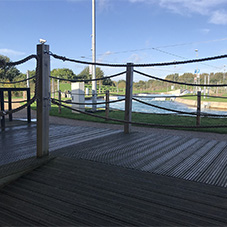 Anti-slip decking for Lee Valley water centre