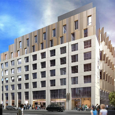 Complete facade solution for landmark hotel