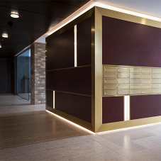 Bespoke mailboxes for luxurious apartments