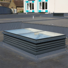 Ventilation rooflight turrets for London School