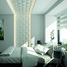 Refined living with 3-dimensional wall design