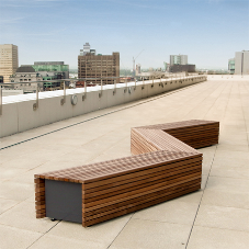 Stylish furniture for roof terrace