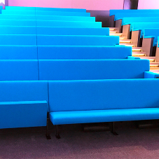 Bench seating system for London Science Museum