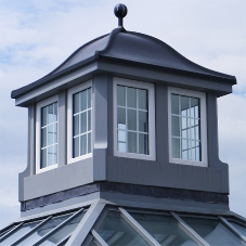 GRP replacement dome roof feature for library