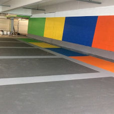 Rapid-set flooring solution for car park refurb
