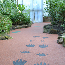 Creative paving for Stratford Butterfly Farm