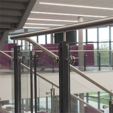 Balustrades provide dynamic look for HS2 college
