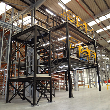 How much does a warehouse mezzanine floor cost