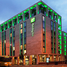 Curtain walling system for Holiday Inn