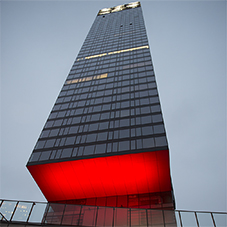 Pulsar architectural lighting for Cosmopolitan Tower