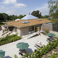 Alumasc green roofs for Ness Botanic Gardens