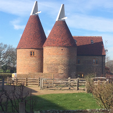 Tudor tiles helps in the restoration of Oast House