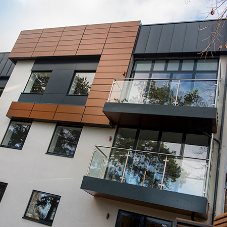 Contemporary cladding for new luxury apartment building
