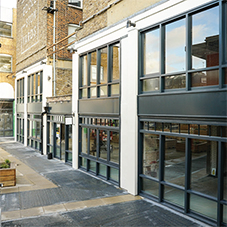 MTX shopfronts for London design and retail hub
