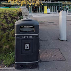 Litter & recycling bins at Belfast City Airport