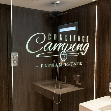 More luxury washroom facilities for Concierge Camping