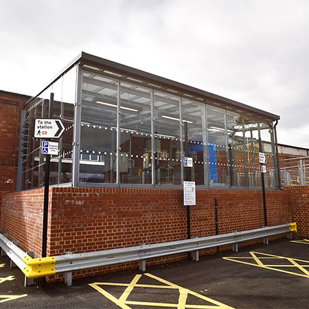 Ticketing shelter booth for Gloucester Railway Station