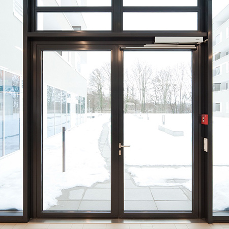 Expected winter whiteout means doors should be checked