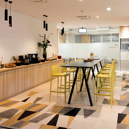 Sophisticated Signature vinyl tile for World Trade Centre