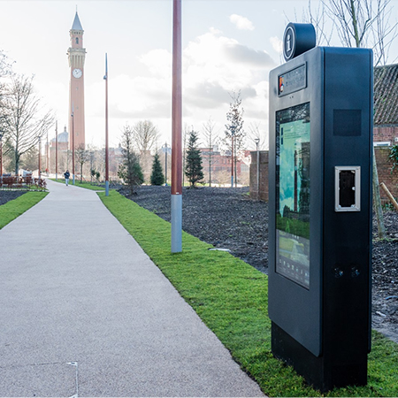 Handy digital signs for the University of Birmingham