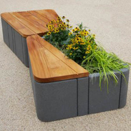 Furnitubes launch modern Uniun® combined seating & planters