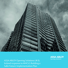 ASSA ABLOY issue response to MHCLG's implementation plan