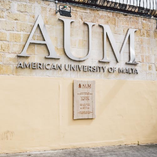 xsign innovative signage for American University of Malta
