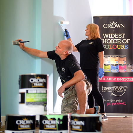 Crown Paints add colour to Blackburn homelessness charity