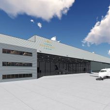 New Parking Hangar at London Biggin Hill Airport