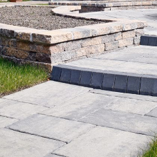 What is the best walling product to complement paving?