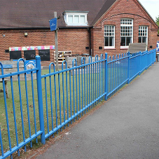 Anti Trap Bow Top fencing installed for safe playground environment