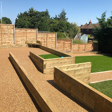 FP McCann fencing products donated to charity garden transformation
