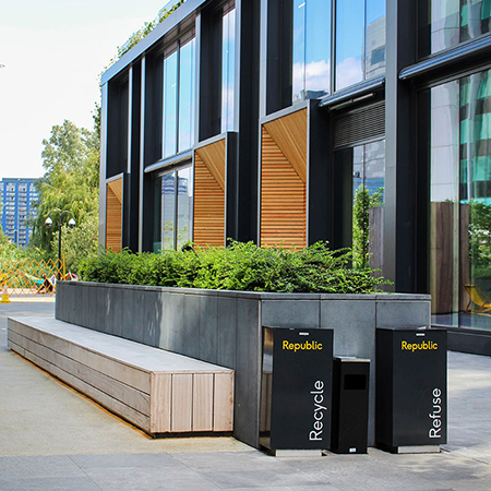 Aesthetically pleasing Spencer R Bins for East India Dock