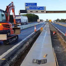 M62 kept safe with central reservation upgrades from Blue Phoenix