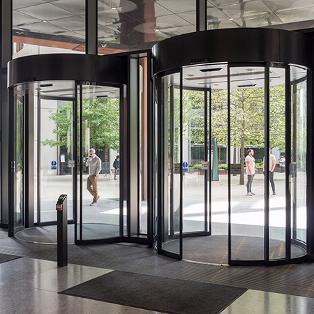 GEZE doors hit the right note at 4 Pancras Square
