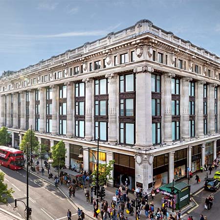 Buzon ALUrail offers structure for Oxford Street Selfridges