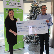 Tobermore show true Christmas spirit with £20,000 Barnardo's donation