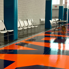 Hoop dreams at Syracuse University made possible with nora® Flooring